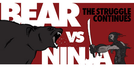 bear vs ninja